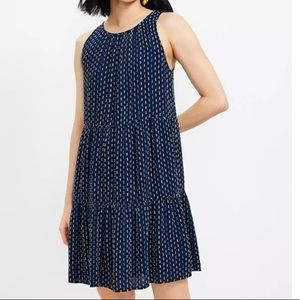 Petite Clip Tiered Swing Dress